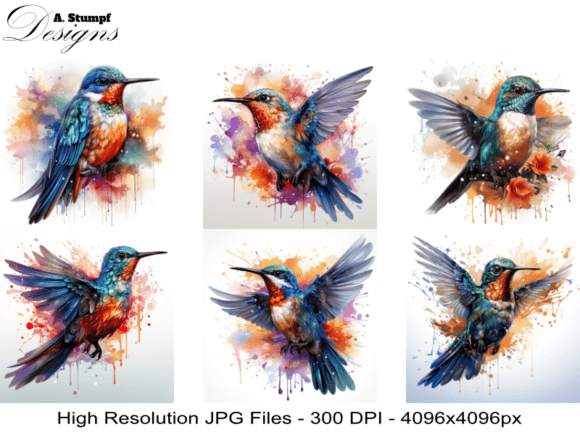 Bringing Your Projects to Life with Vibrant Hummingbird Graphics