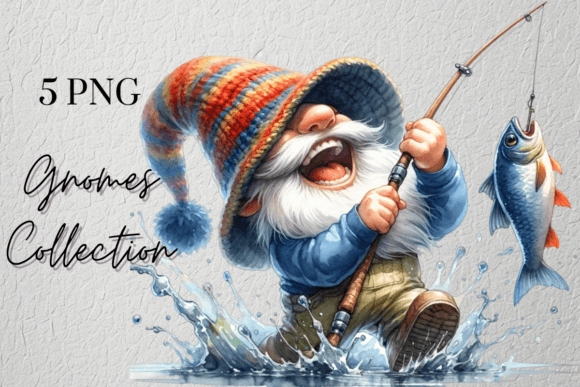 Fishing Gnomes: A Whimsical Font for Creative Projects