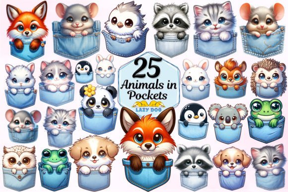Kawaii Animals in Pockets: The Secret to Instantly Adorable Designs