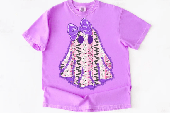 Lacey Ghost Coquette Png: Spooky Elegance for Halloween Design