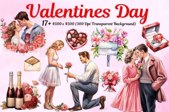 Love in Every Stroke: The Valentine's Day Watercolor Collection