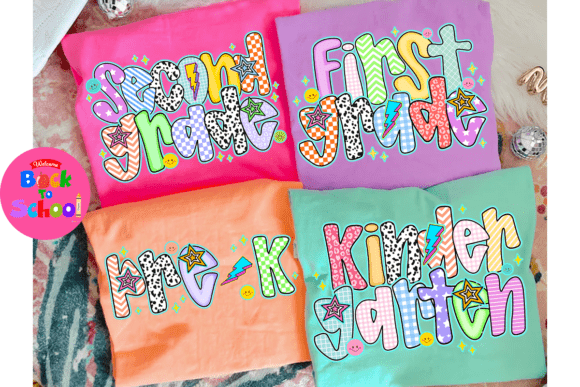 Preppy Doodle Back to School Png Bundle: Design Essentials