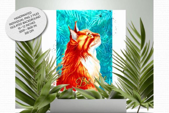 Watercolor Cat Sublimation: Artistry for Your Creative Projects